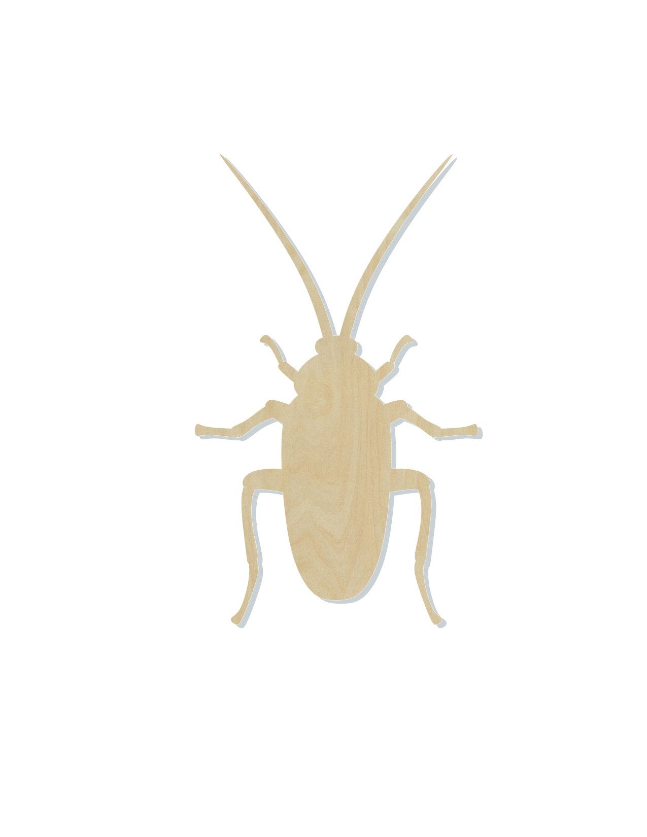 Cockroach DIY Paint kit Bugs animal cutouts Household #1340 - Multiple Sizes Available - Unfinished Cutout Shapes