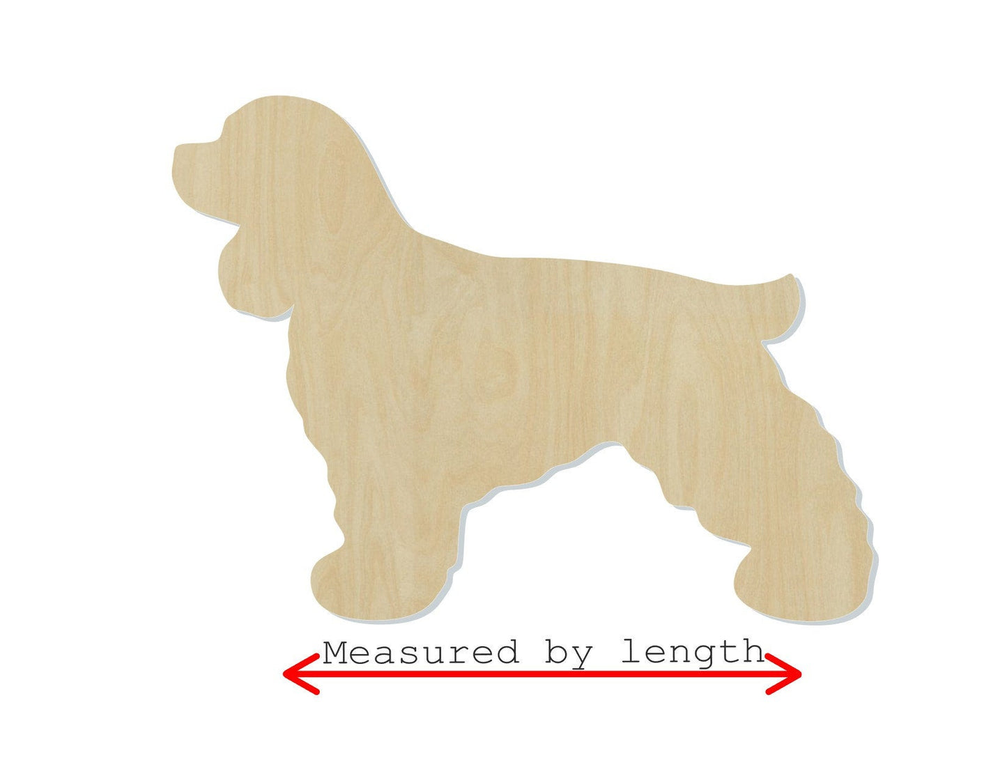 Cocker Spaniel Dog wood blank cutouts mans best friend animal cutouts DIY #1347 - Multiple Sizes Available - Unfinished Cutout Shapes