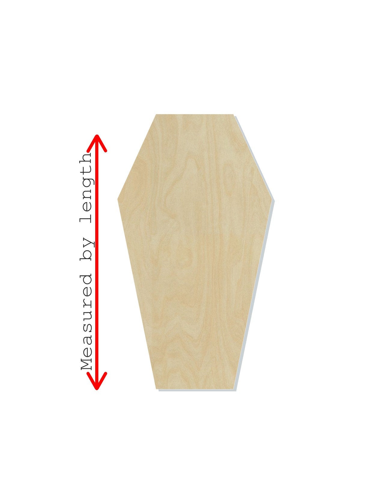 Coffin wood blank cutouts DIY Paint kit Halloween Party #1349 - Multiple Sizes Available - Unfinished Cutout Shapes