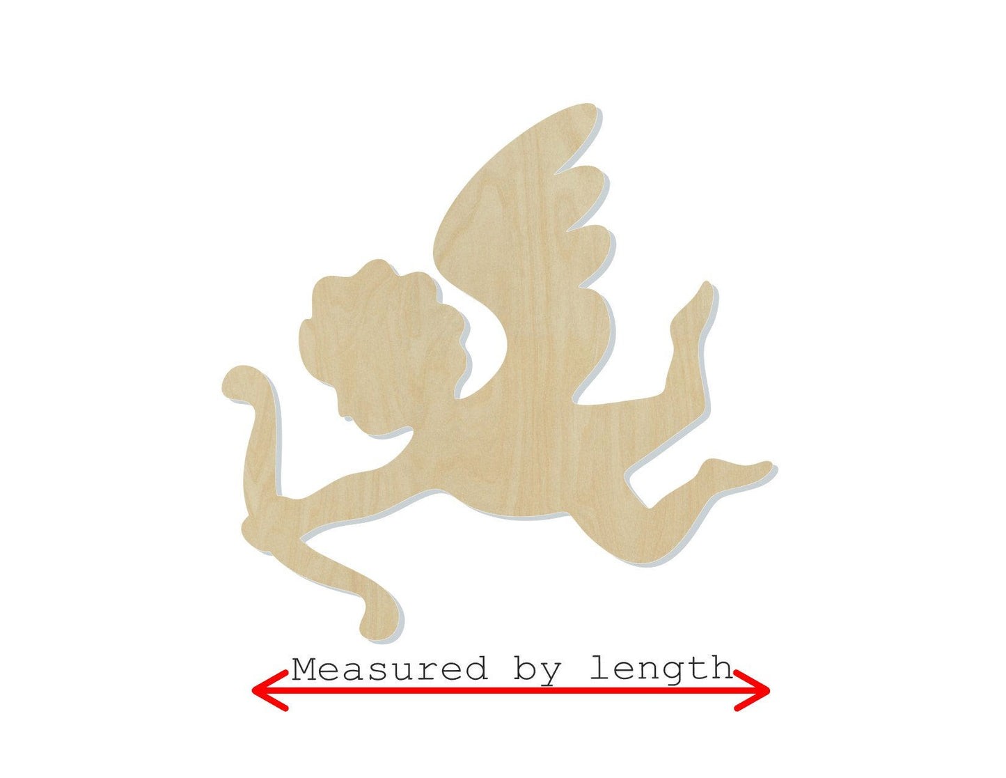 Cupid blank wood cutouts Valentine's Day love Valentine Craft Kids crafts DIY #1356 - Multiple Sizes Available - Unfinished Cutout Shapes