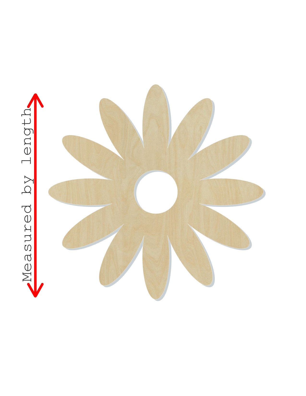 Daisy girl Scout DIY paint kit flower garden color yourself #1361 - Multiple Sizes Available - Unfinished Cutout Shapes