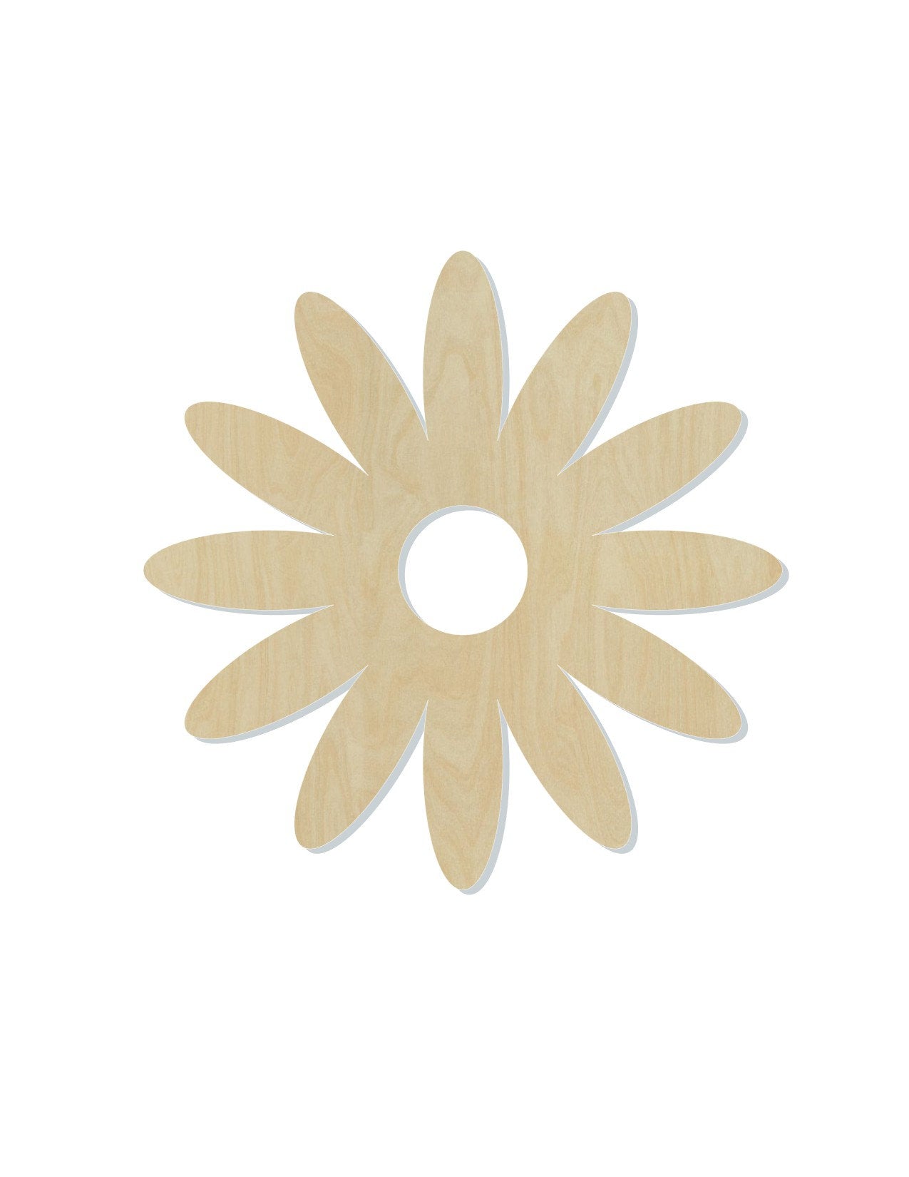 Daisy girl Scout DIY paint kit flower garden color yourself #1361 - Multiple Sizes Available - Unfinished Cutout Shapes