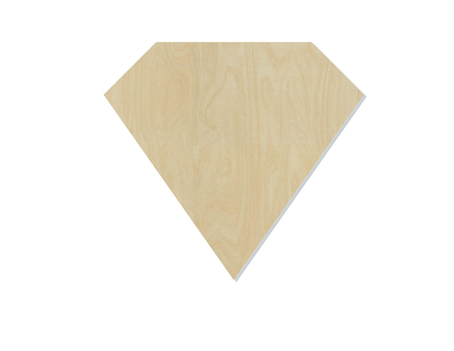 Diamond shape wood cutouts blank DIY paint it yourself paint kit Shapes #1372 - Multiple Sizes Available - Unfinished Cutout Shapes