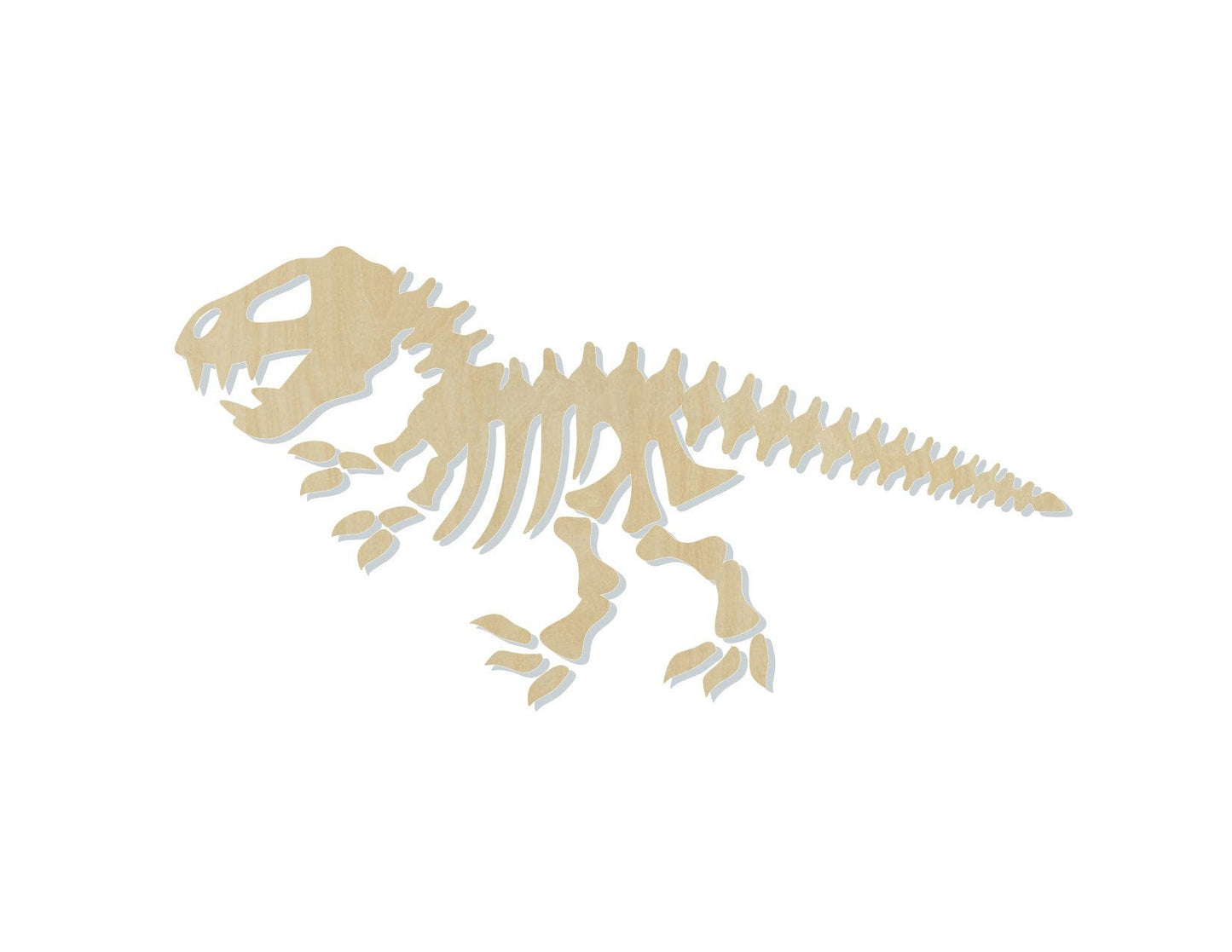 Dinosaur Skeleton DIY paint kit color yourself kit bedroom #1378 - Multiple Sizes Available - Unfinished Cutout Shapes