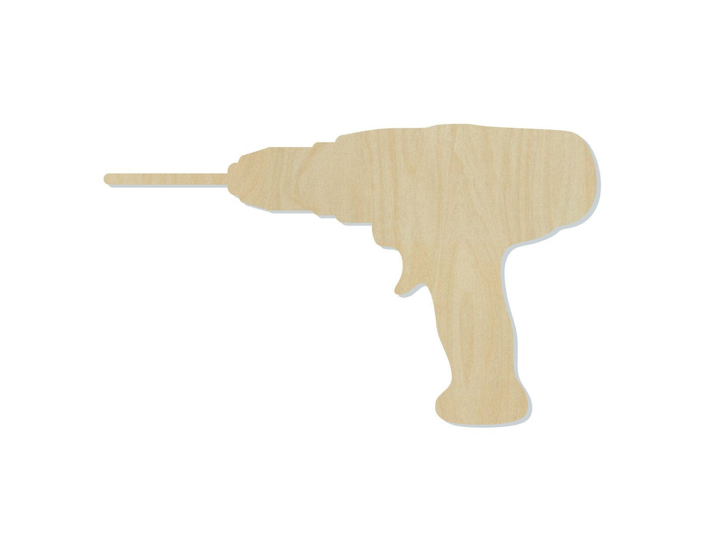 Drill cutout wood blanks Tools Fathers day gifts DIY paint kit #1411 - Multiple Sizes Available - Unfinished Cutout Shapes
