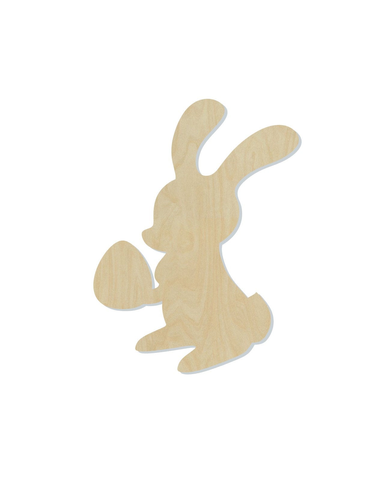 Easter Bunny cutout Easter wood blanks Easter Craft DIY Paint kit Holidays #1424 - Multiple Sizes Available - Unfinished Cutout Shapes