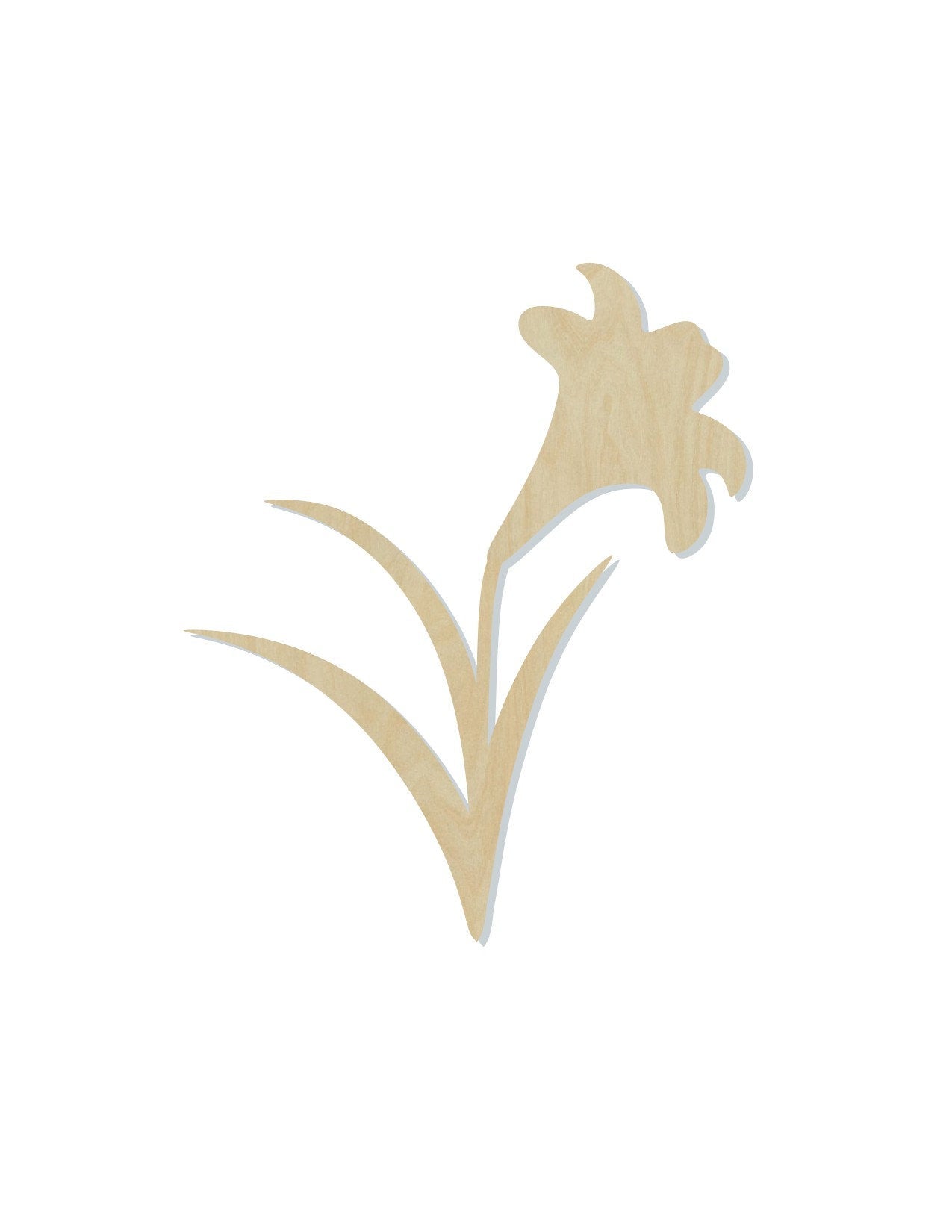 Easter Lily Cutout blank wood cutouts Easter Spring DIY Paint kit Paint yourself #1427 - Multiple Sizes Available - Unfinished Cutout Shapes