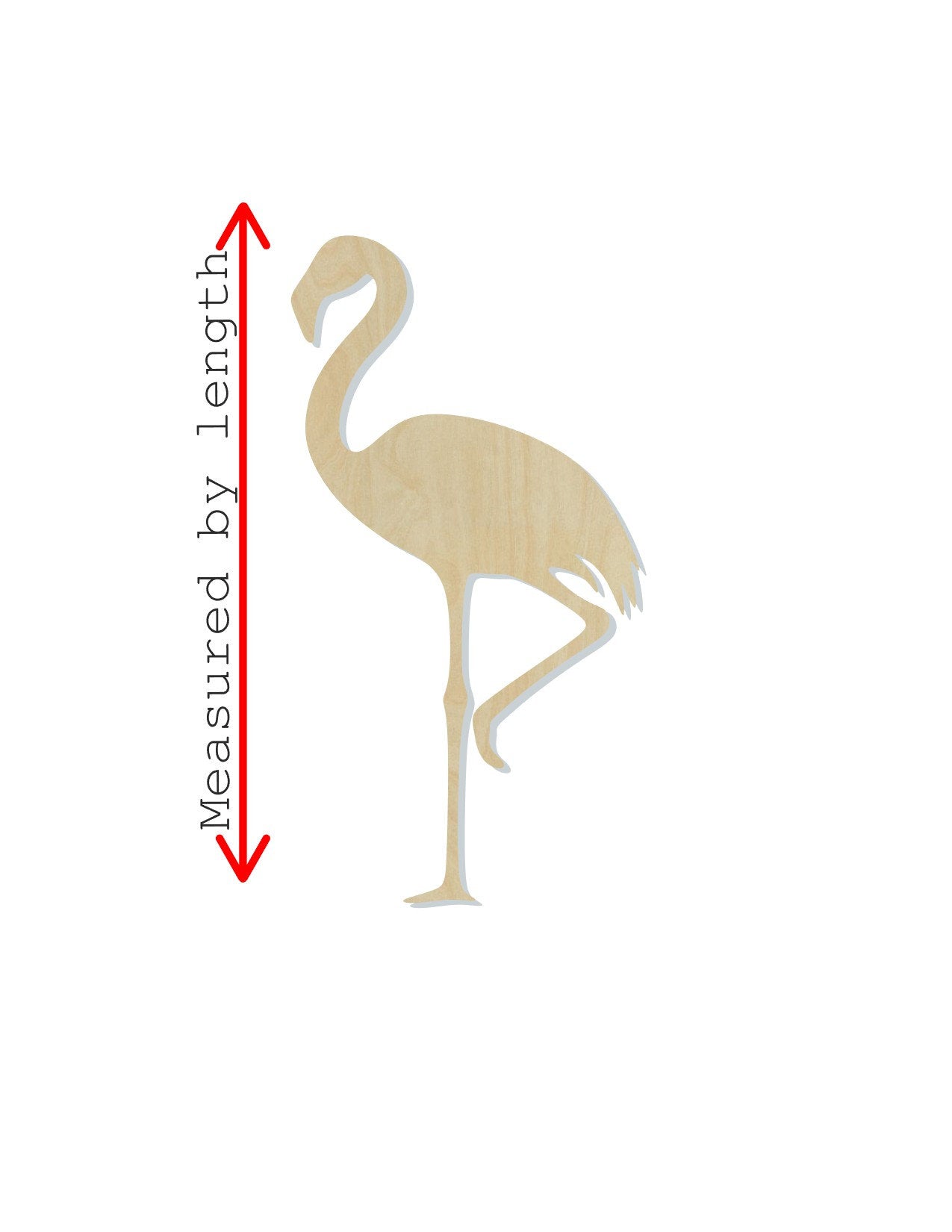 Flamingo cutout wood cutouts Zoo animals animal cutouts DIY Paint kit #1477 - Multiple Sizes Available - Unfinished Wood Cutout Shapes