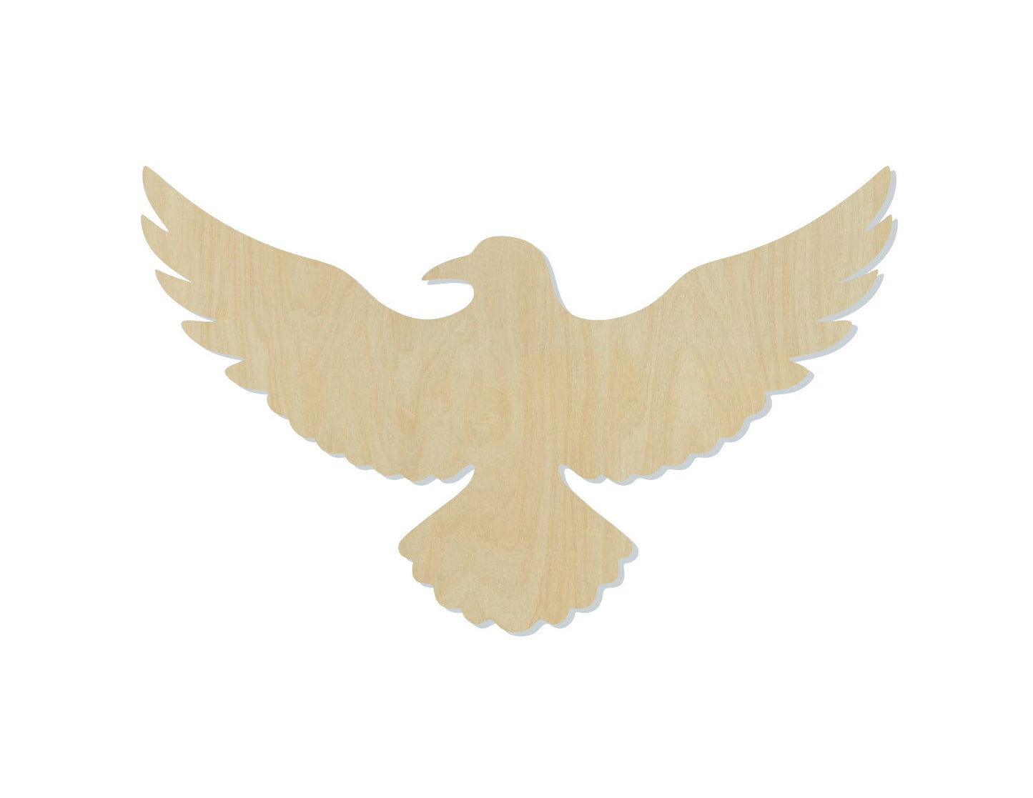 Flying Raven wood cutouts Animal cutouts zoo animals DIY Paint kit #1492 - Multiple Sizes Available - Unfinished Wood Cutout Shapes