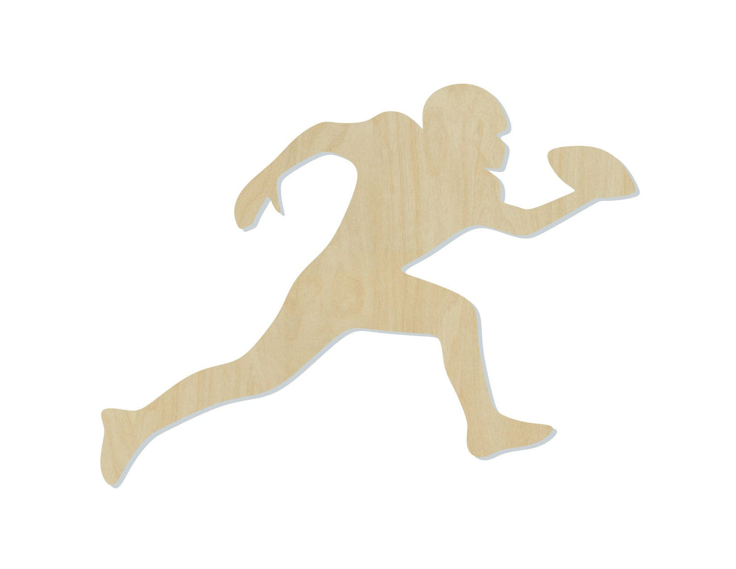 Football Player wood cutouts School Football season DIY Paint kit #1502 - Multiple Sizes Available - Unfinished Wood Cutout Shapes