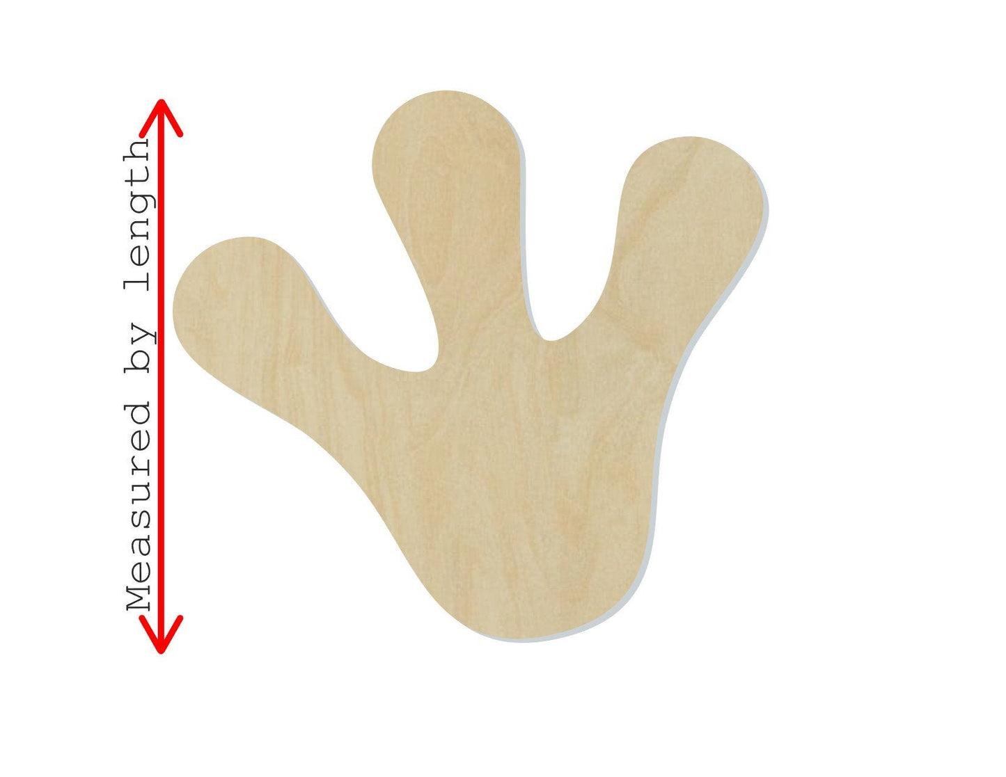 Frog Foot wood cutouts Animal cutouts Frogs DIY Paint kit #1513 - Multiple Sizes Available - Unfinished Wood Cutout Shapes