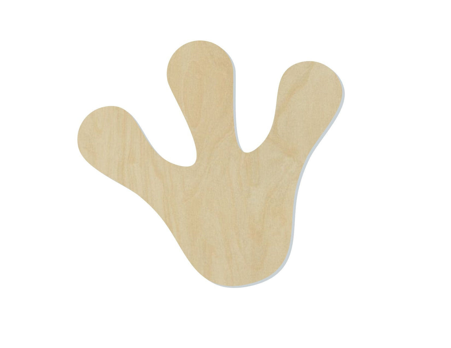 Frog Foot wood cutouts Animal cutouts Frogs DIY Paint kit #1513 - Multiple Sizes Available - Unfinished Wood Cutout Shapes
