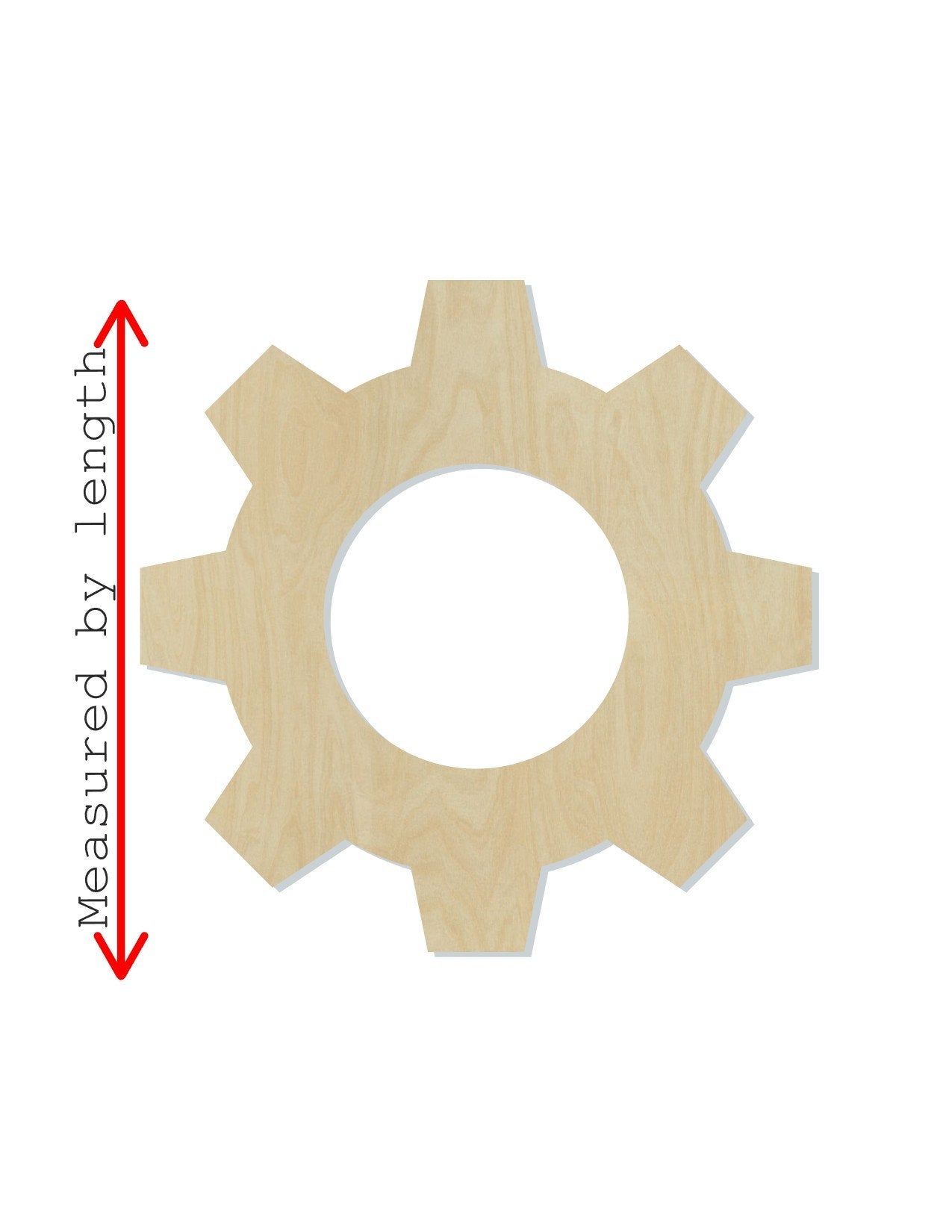 Gear wood cutouts Tools Garage work DIY paint kit #1521 - Multiple Sizes Available - Unfinished Wood Cutout Shapes