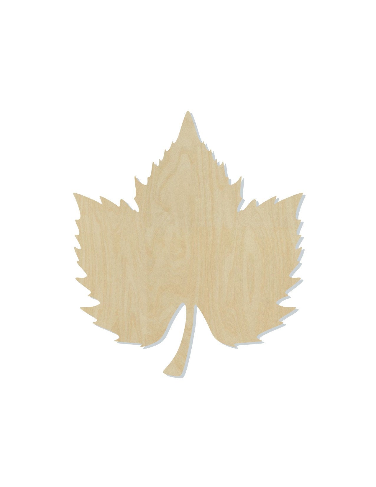 Grape Leaf wood cutout Plants Garden Grapes Wine DIY Paint kit #1550 - Multiple Sizes Available - Unfinished wood cutouts shapes