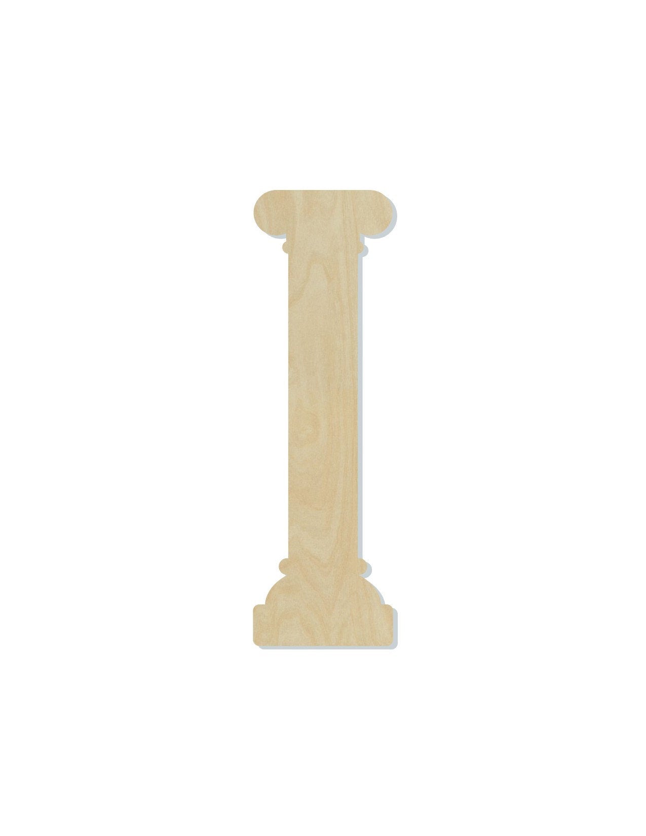 Greek Column Building Struction DIY Paint kit #1555 - Multiple Sizes Available - Unfinished Cutout Shapes