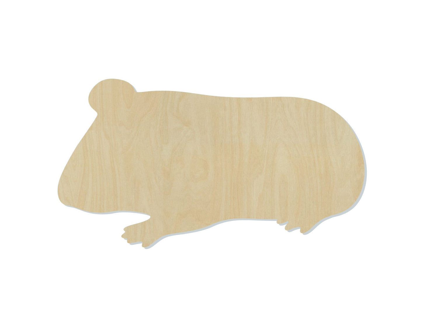 Guinea Pig Cutout DIY Paint kit Pet Animal cutouts Zoo animals wood blanks #1563 - Multiple Sizes Available - Unfinished Cutout Shapes