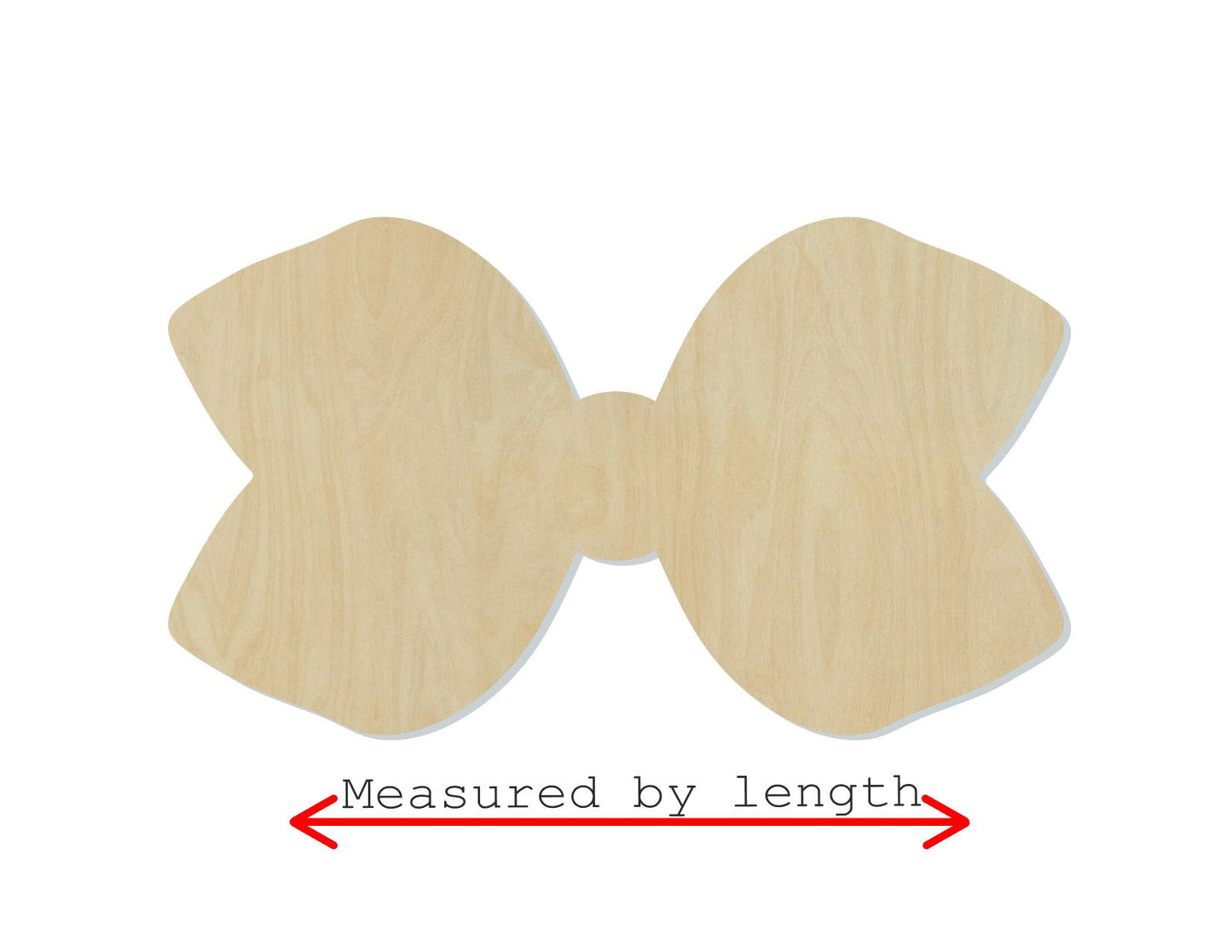 Hair Bow Cutout Wood cutouts Bow DIY paint kit Paint yourself #1569 - Multiple Sizes Available - Unfinished Cutout Shapes