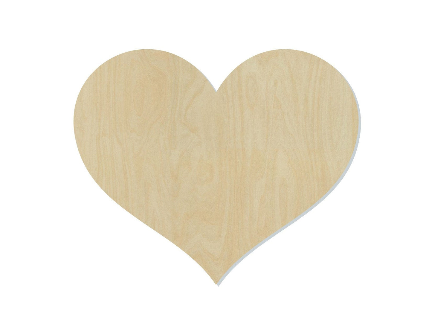 Heart wood cutouts Love Valentine's Day wood shapes DIY Paint kit #1588 - Multiple Sizes Available - Unfinished wood Cutout Shapes