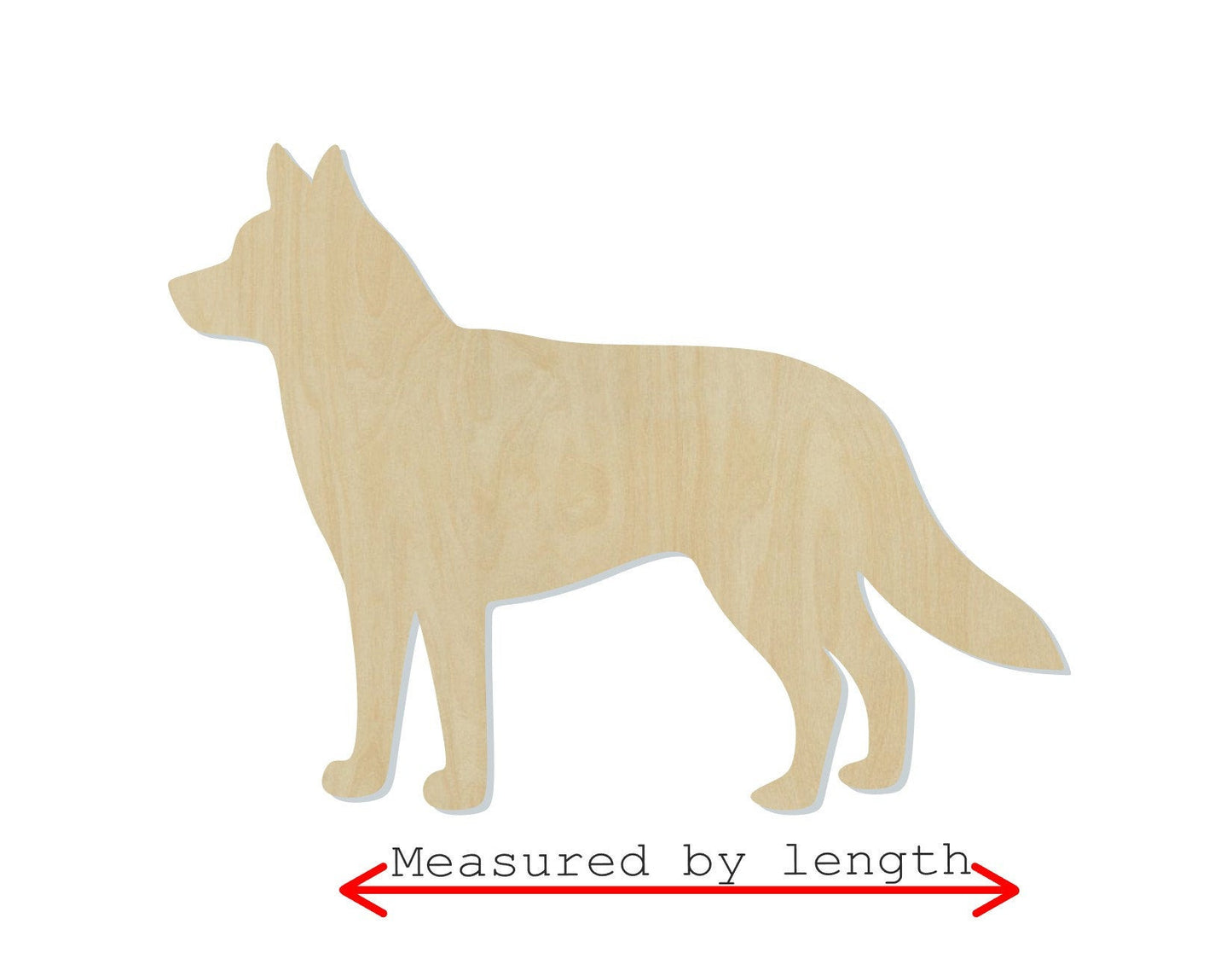 Husky Dog wood cutout wood shapes animal cutouts dog cutouts DIY #1620 - Multiple Sizes Available - Unfinished Wood Cutouts Shapes