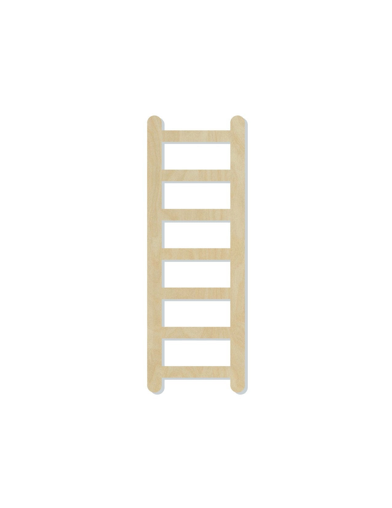 Ladder wood cutouts wood shapes Fire Tools DIY Paint kit #1662 - Multiple Sizes Available - Unfinished Wood Cutout Shapes