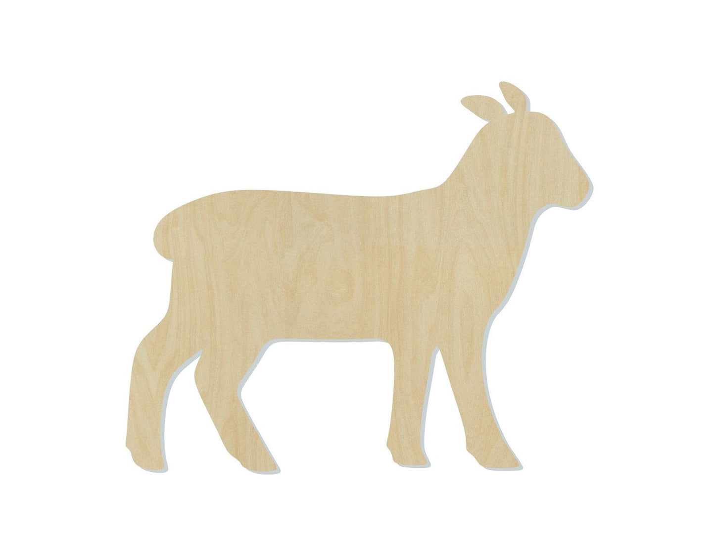 Lamb wood cutout wood shapes animal shapes farm animals DIY paint kit #1664 - Multiple Sizes Available - Unfinished Wood Cutout Shapes