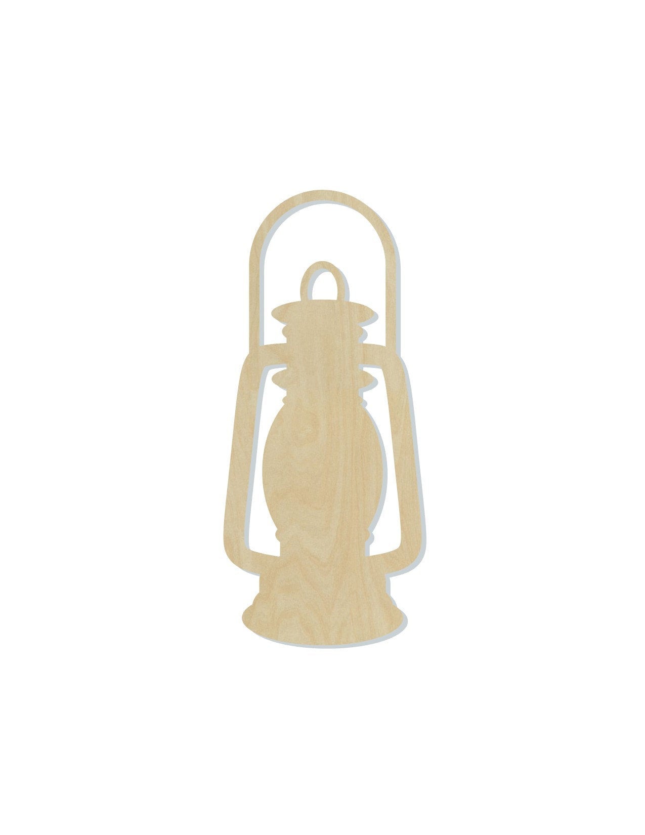 Lantern wood cutouts wood shapes Camping Boy Scouts DIY Paint kit #1666 - Multiple Sizes Available - Unfinished Wood Cutout Shapes