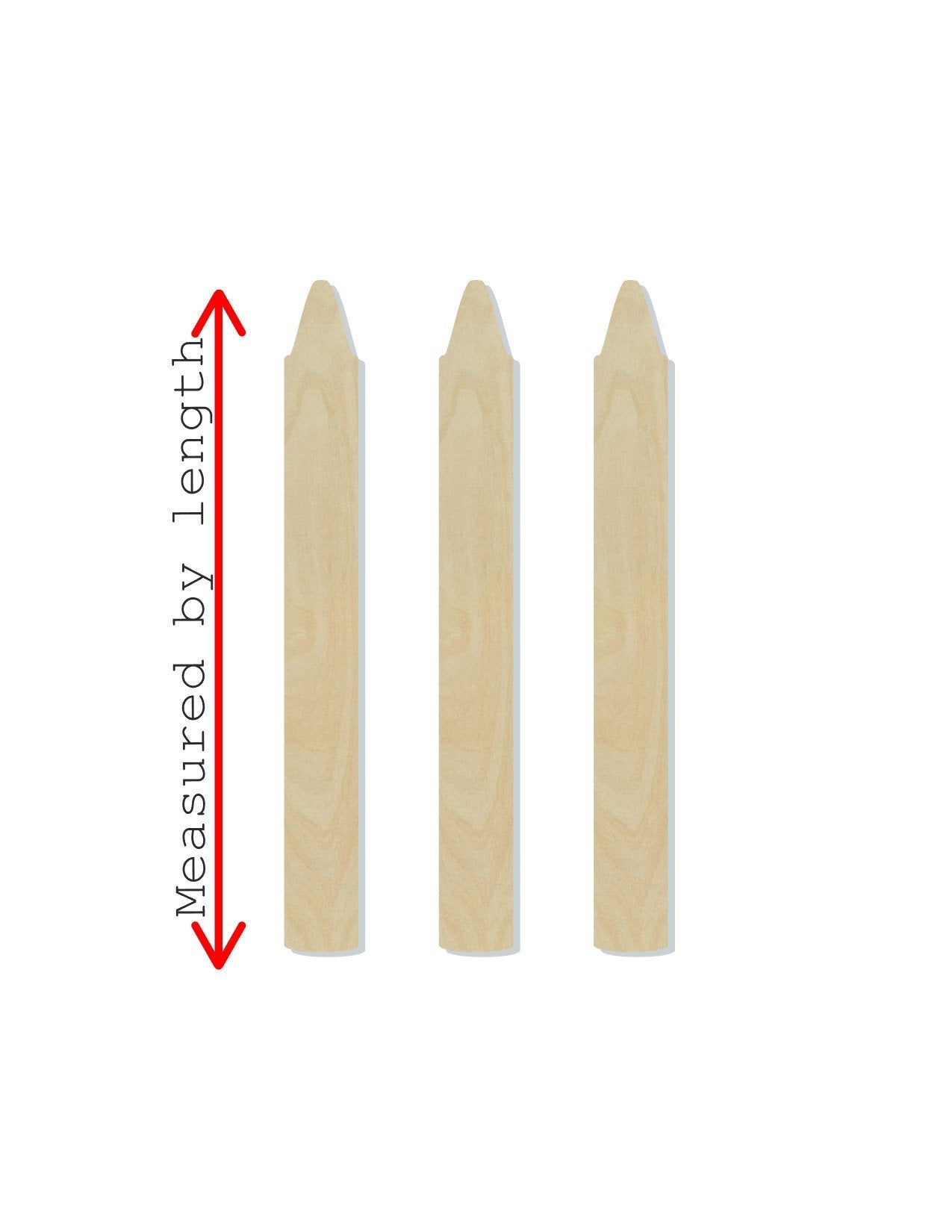 Crayons wood cutouts wood shapes School days Color DIY paint kit #1672 - Multiple Sizes Available - Unfinished Wood Cutout Shapes