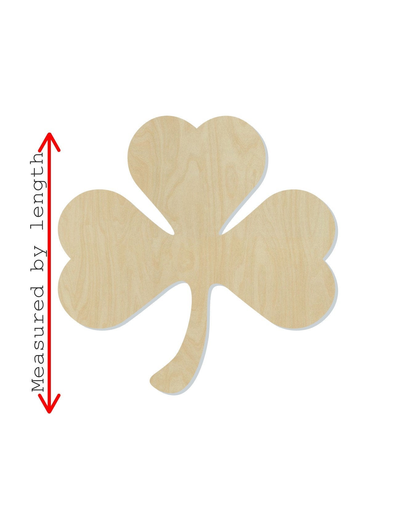 Shamrock wood cutouts wood shapes St. Patrick's Day craft DIY Paint kit #1677 - Multiple Sizes Available - Unfinished Wood Cutout Shapes