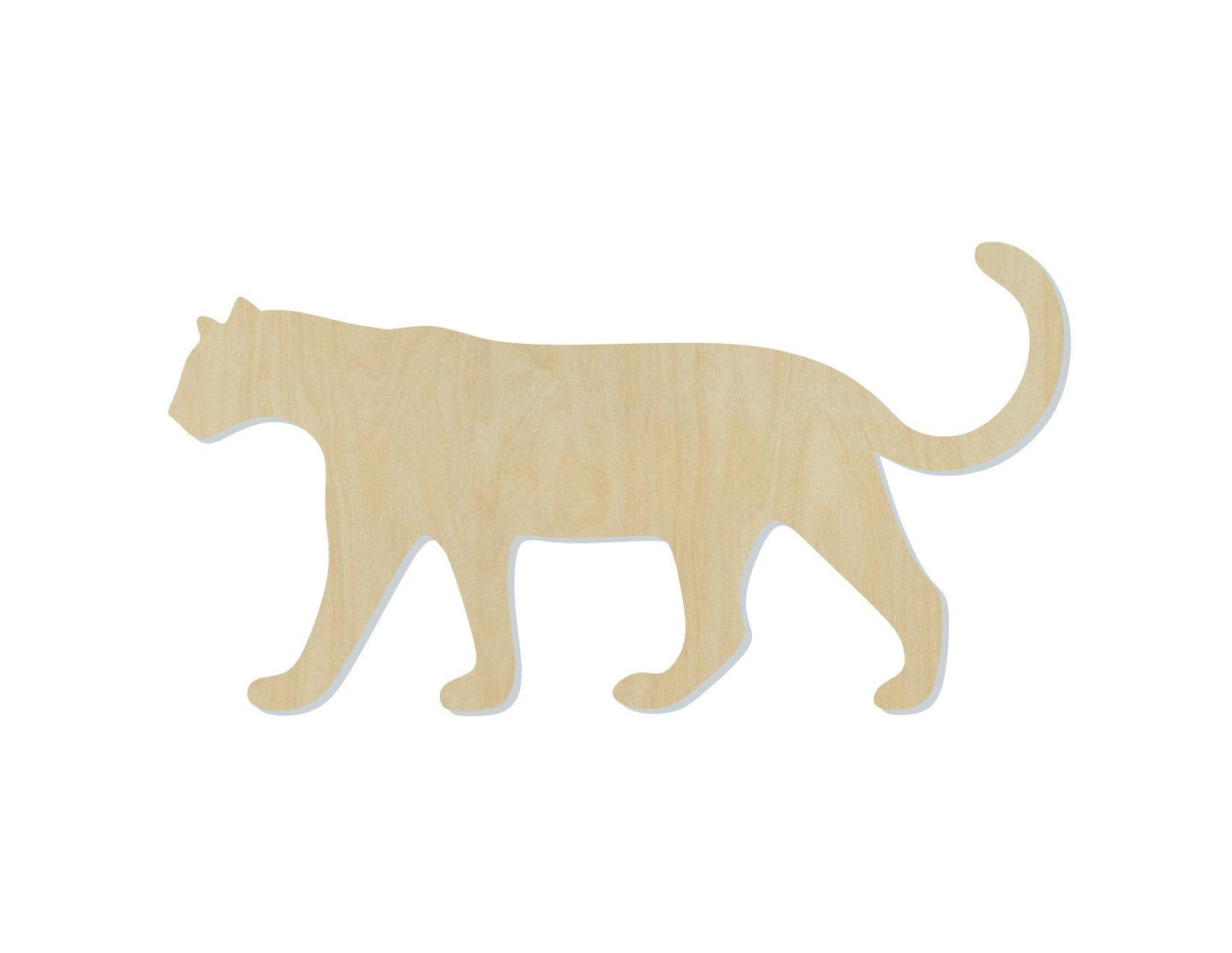 Leopard wood cutouts wood shapes animal cutouts animal shapes DIY Paint kit #1683 - Multiple Sizes Available - Unfinished Wood Cutout Shapes