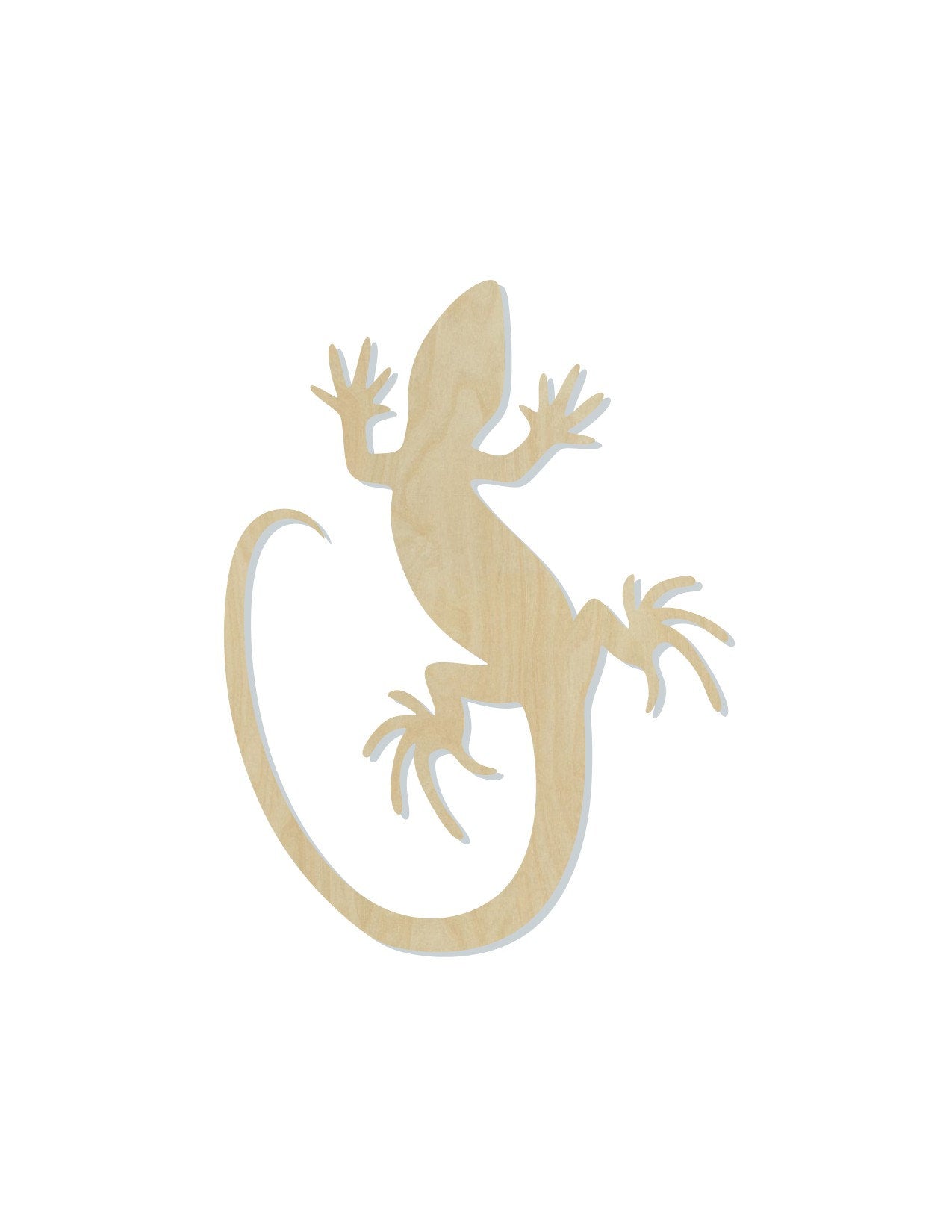 Lizard wood cutouts wood shapes animal shapes animal cutouts DIY #1698 - Multiple Sizes Available - Unfinished Wood Cutout Shapes
