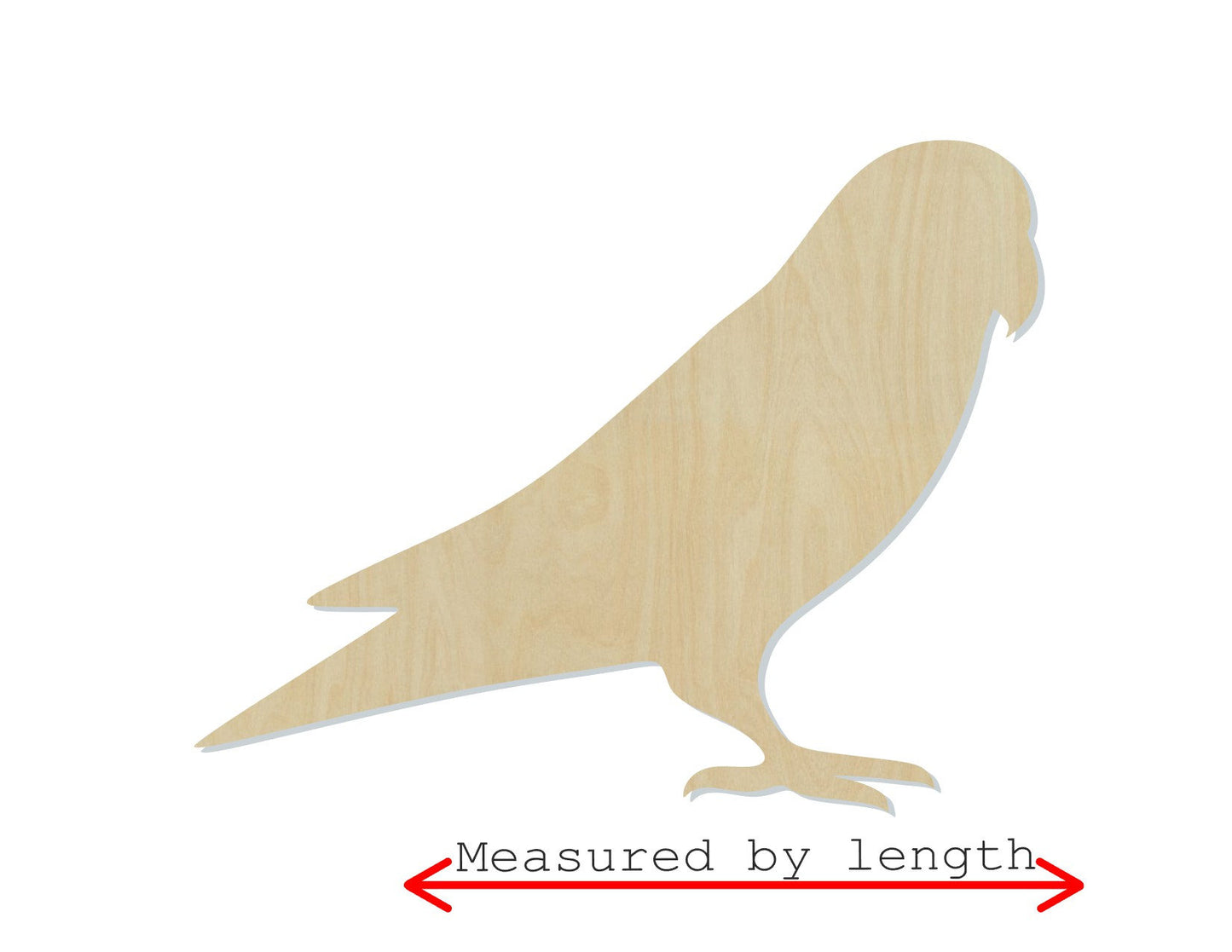 Love Bird wood cutouts wood shapes bird cutouts Animal cutouts DIY #1707 - Multiple Sizes Available - Unfinished Wood Cutout Shapes