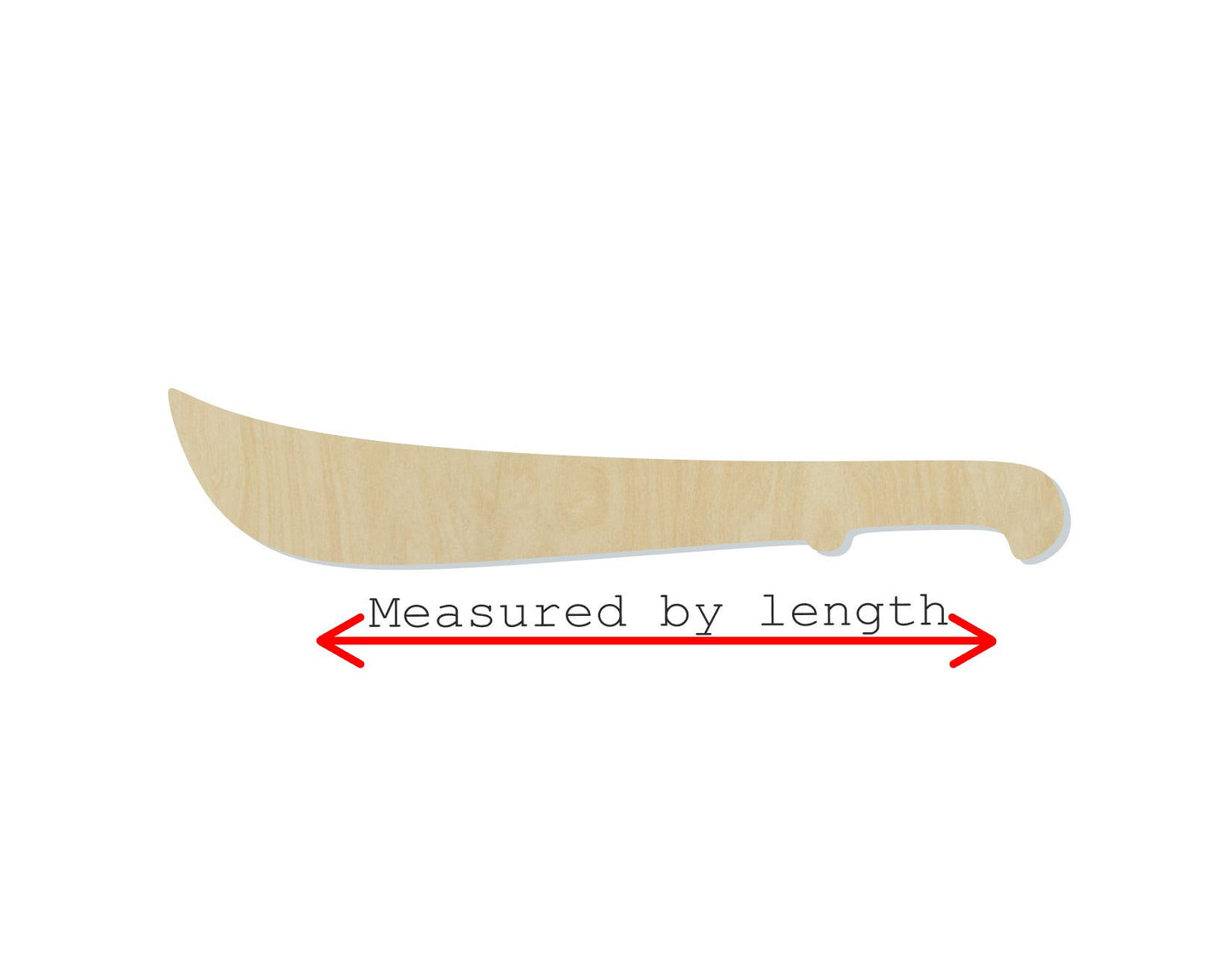 Machete wood cutouts wood Shapes Tools DIY Paint kit #1710 - Multiple Sizes Available - Unfinished Wood Cutout Shapes