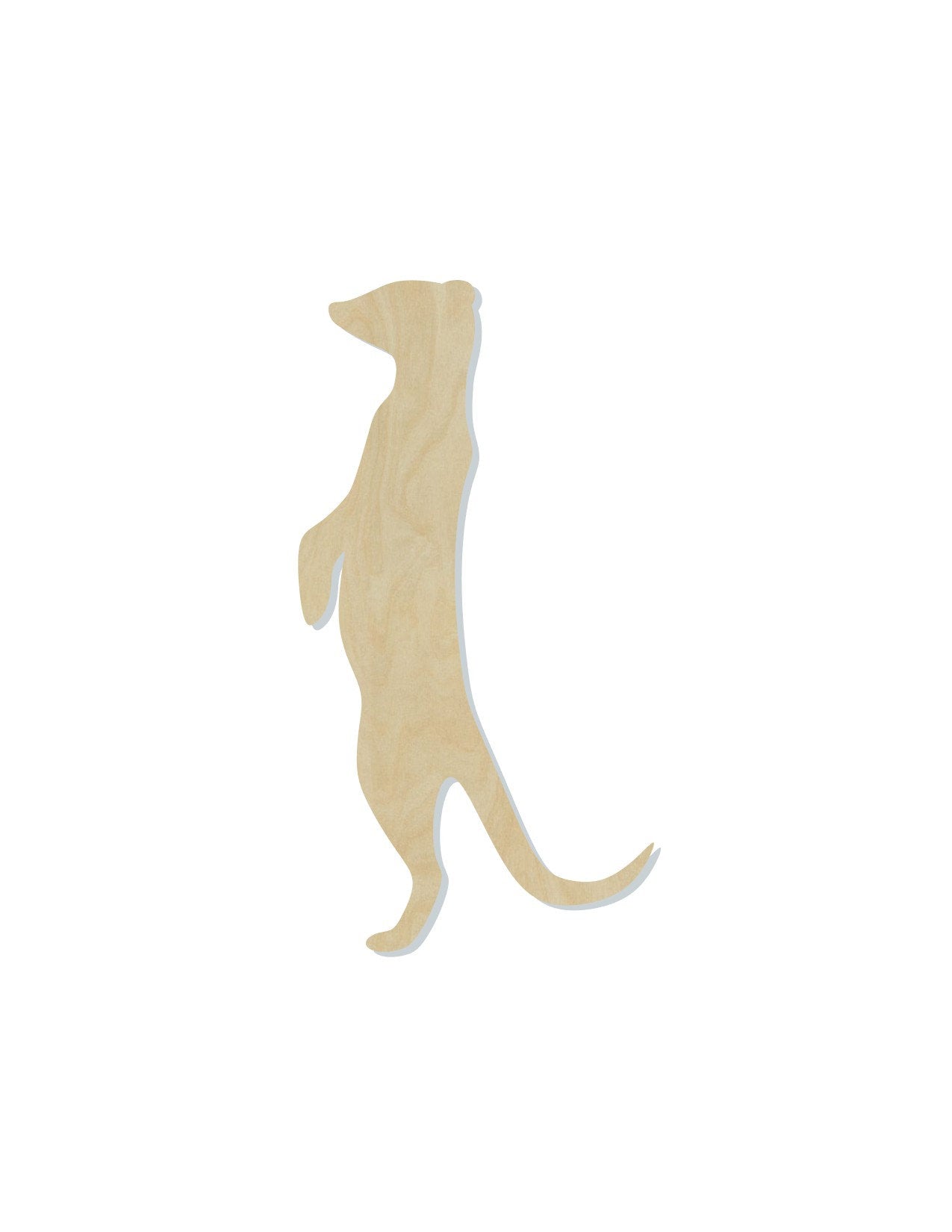 Meerkat wood shape wood cutouts animal cutouts zoo animals DIY Paint kit #1735 - Multiple Sizes Available - Unfinished Wood Cutout Shapes