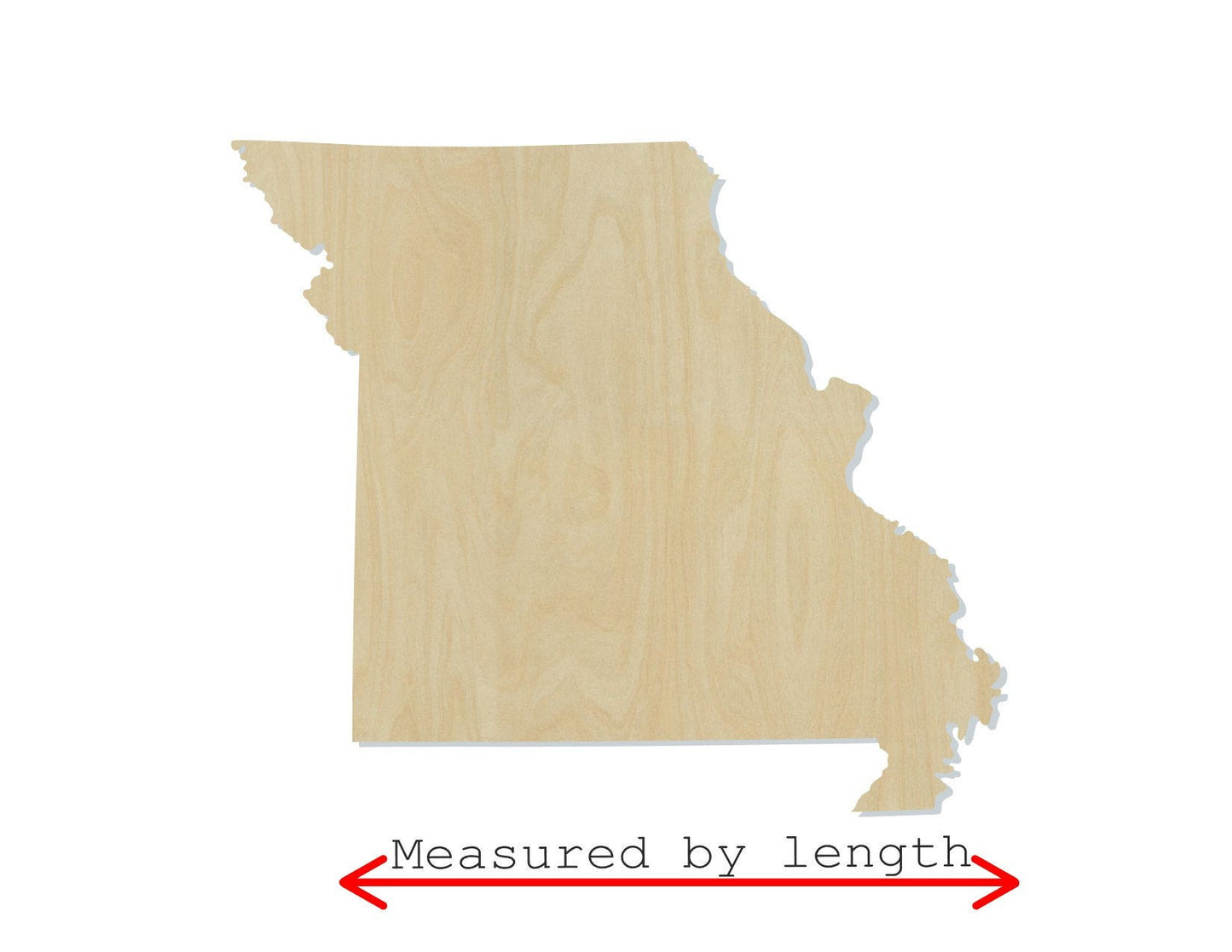 Missouri State wood shape wood cutouts State cutouts DIY Paint kit #1747 - Multiple Sizes Available - Unfinished Wood Cutout Shapes