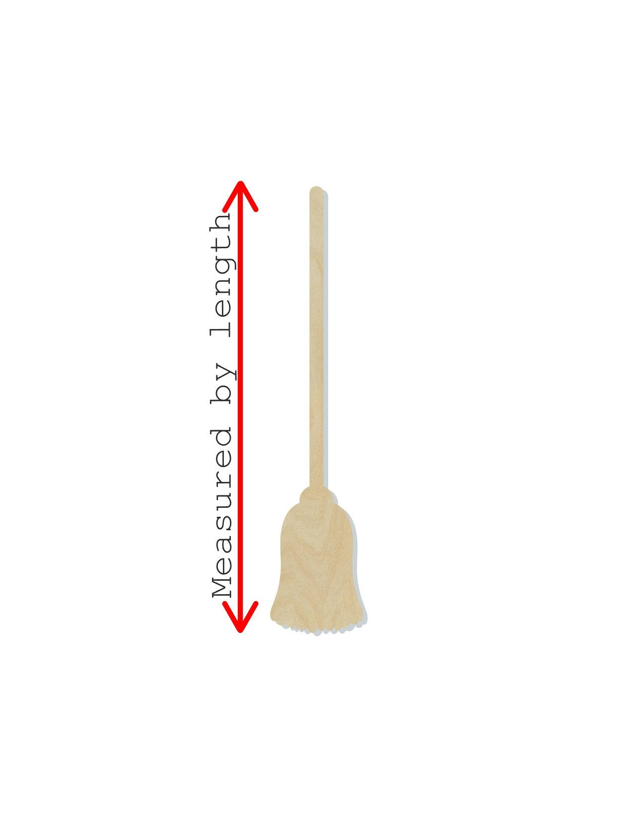 Mop wood shape wood cutouts DIY paint kit #1756 - Multiple Sizes Available - Unfinished Wood Cutout Shapes