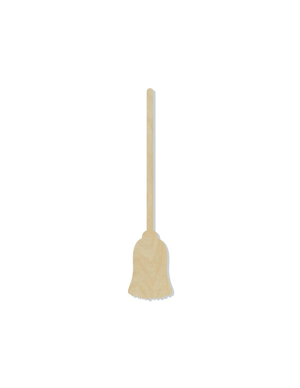 Mop wood shape wood cutouts DIY paint kit #1756 - Multiple Sizes Available - Unfinished Wood Cutout Shapes