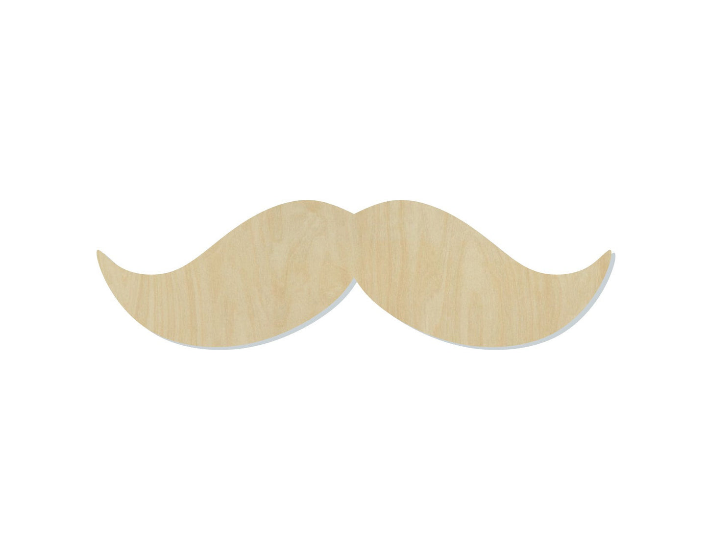 Mustache wood shape wood cutouts Mr Man Little Man Boy DIY Paint kit #1772 - Multiple Sizes Available - Unfinished Wood Cutout Shapes