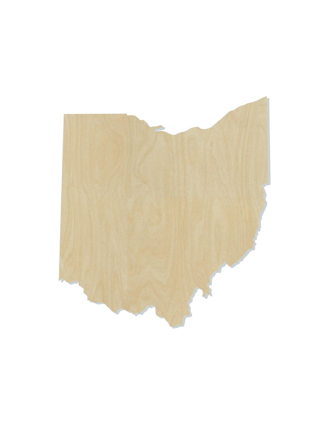 Ohio State wood shape wood cutouts State cutouts State shapes DIY Paint kit #1795 - Multiple Sizes Available - Unfinished Wood Cutout Shapes