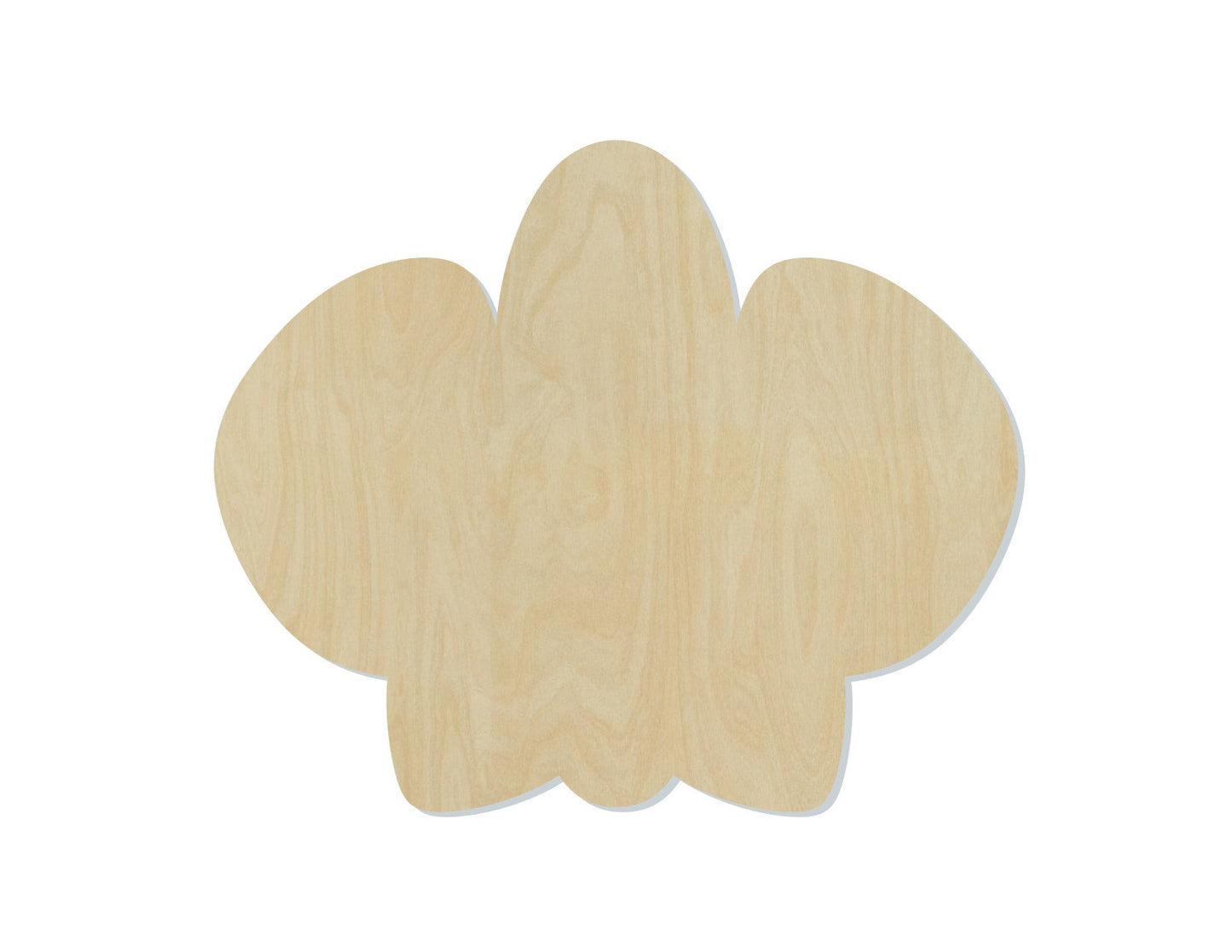 Orchid wood shape wood cutouts flowers garden yard DIY paint kit #1802 - Multiple Sizes Available - Unfinished Wood Cutout Shapes