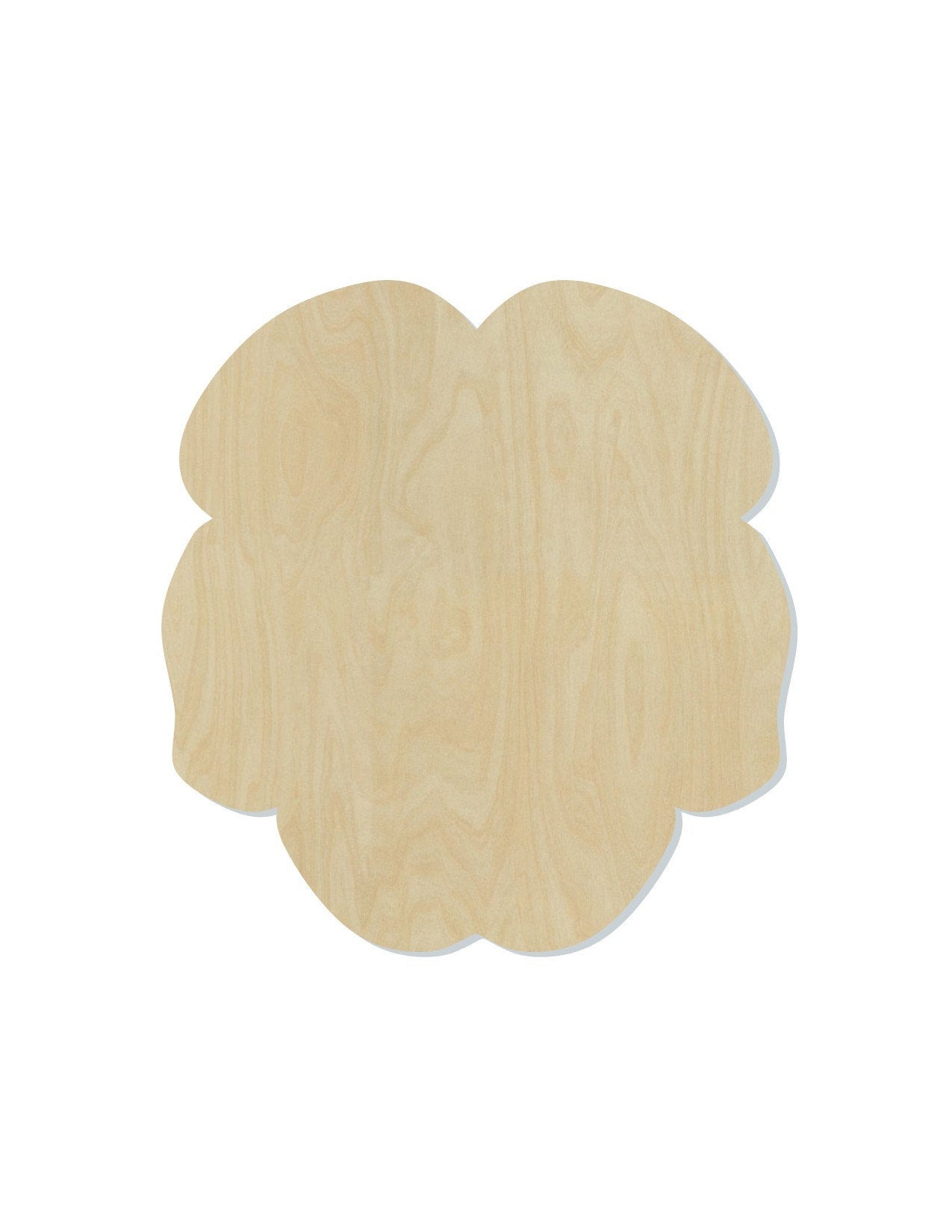 Pansy wood shape wood cutouts plants flowers yard DIY Paint kit #1819 - Multiple Sizes Available - Unfinished Wood Cutout Shapes