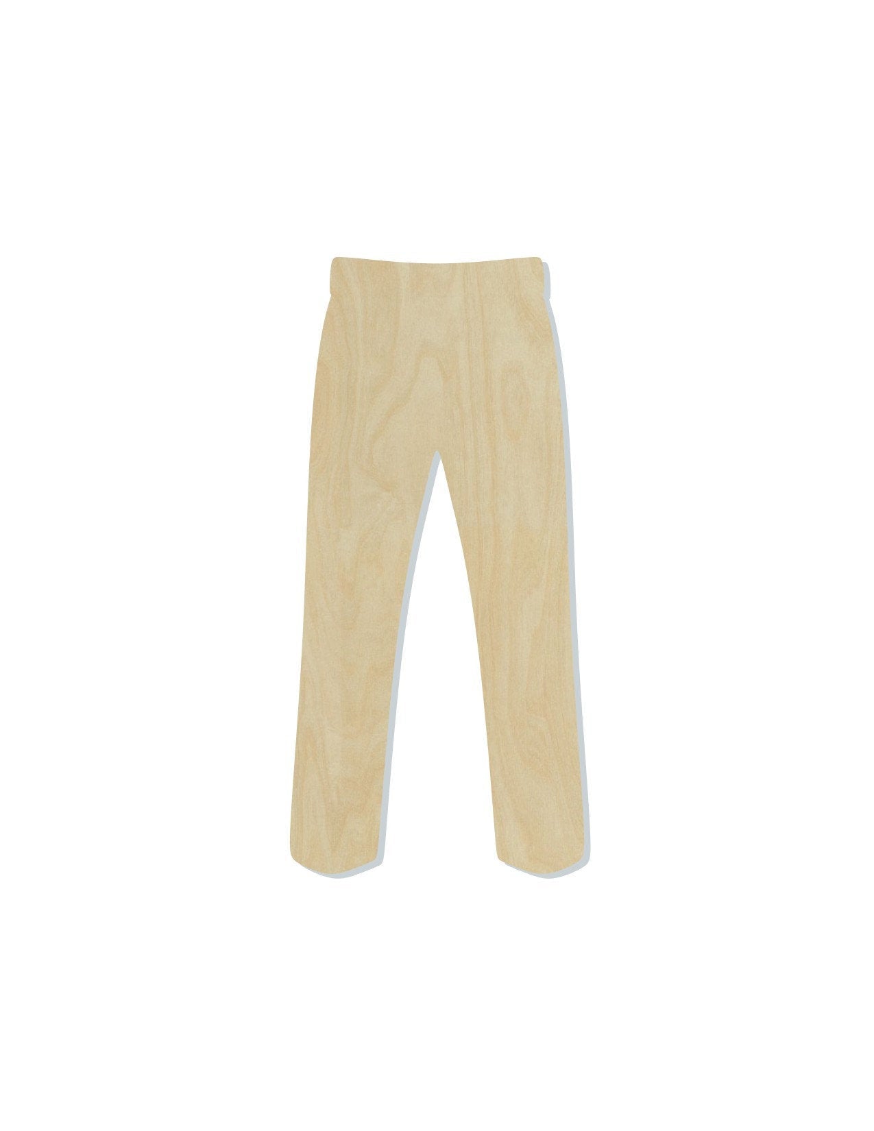 Pants wood shape wood cutouts clothing clothes DIY paint kit #1821 - Multiple Sizes Available - Unfinished Wood Cutout Shapes