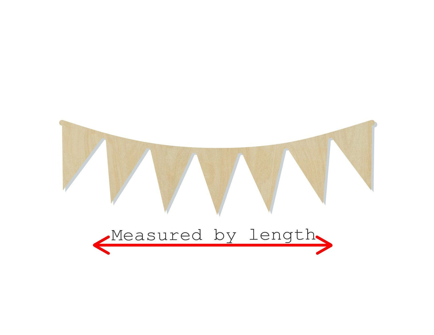 Banner wood shape wood cutout celebrate celebration DIY paint kit #1835 - Multiple Sizes Available - Unfinished Wood Cutout Shapes