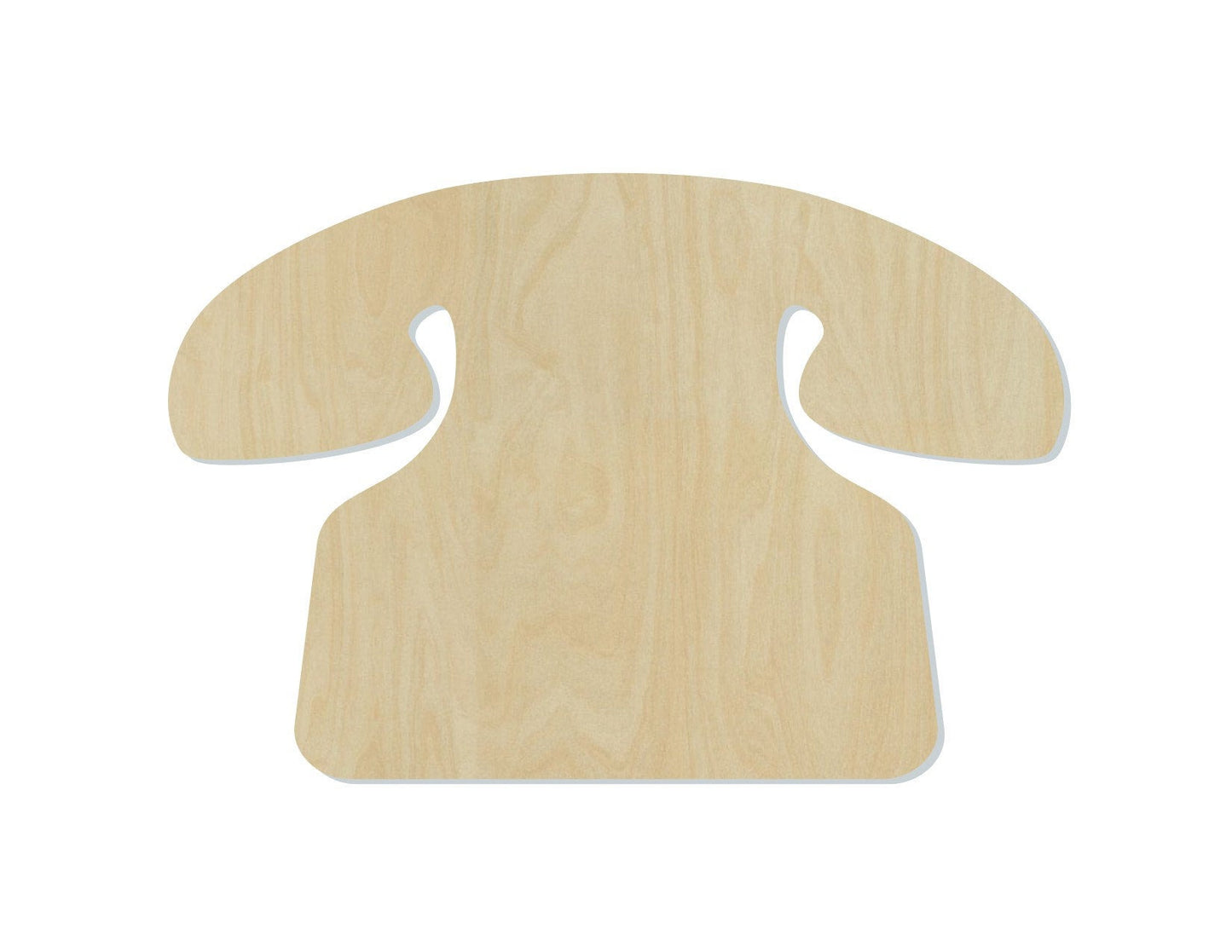 Phone wood shape wood cutouts Household Home DIY Paint kit #1844 - Multiple Sizes Available - Unfinished Wood Cutout Shapes