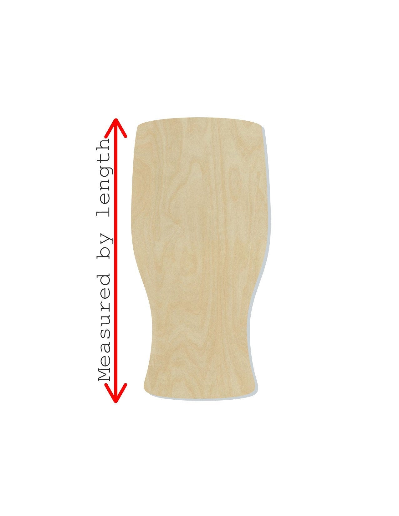 Glass wood shape wood cutouts DIY Paint kit #1852 - Multiple Sizes Available - Unfinished Wood Cutout Shapes