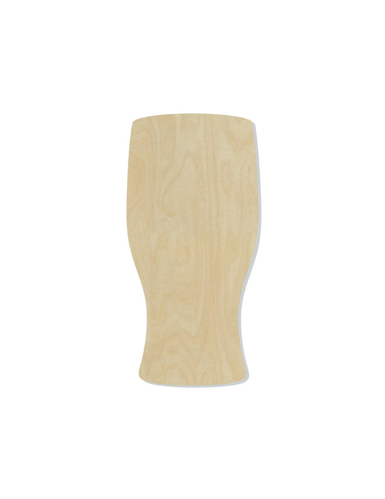 Glass wood shape wood cutouts DIY Paint kit #1852 - Multiple Sizes Available - Unfinished Wood Cutout Shapes