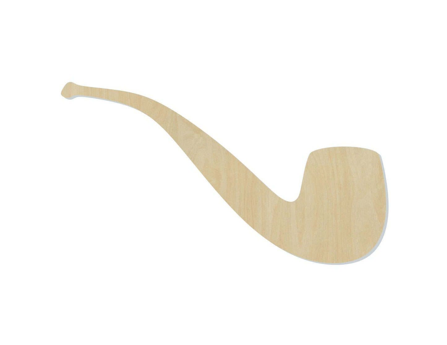 Pipe wood shape wood cutouts DIY Paint kit #1855 - Multiple Sizes Available - Unfinished Wood Cutout Shapes