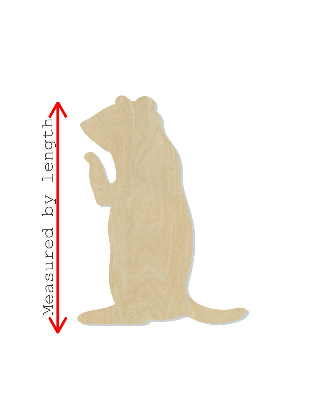 Prairie Dog wood shape wood cutouts animal shapes animal cutouts DIY #1885 - Multiple Sizes Available - Unfinished Wood Cutout Shapes