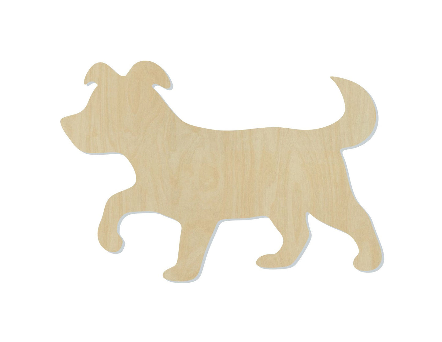 Puppy wood shape wood cutouts dog cutouts Animal shapes DIY Paint kit #1897 - Multiple Sizes Available - Unfinished Wood Cutout Shapes
