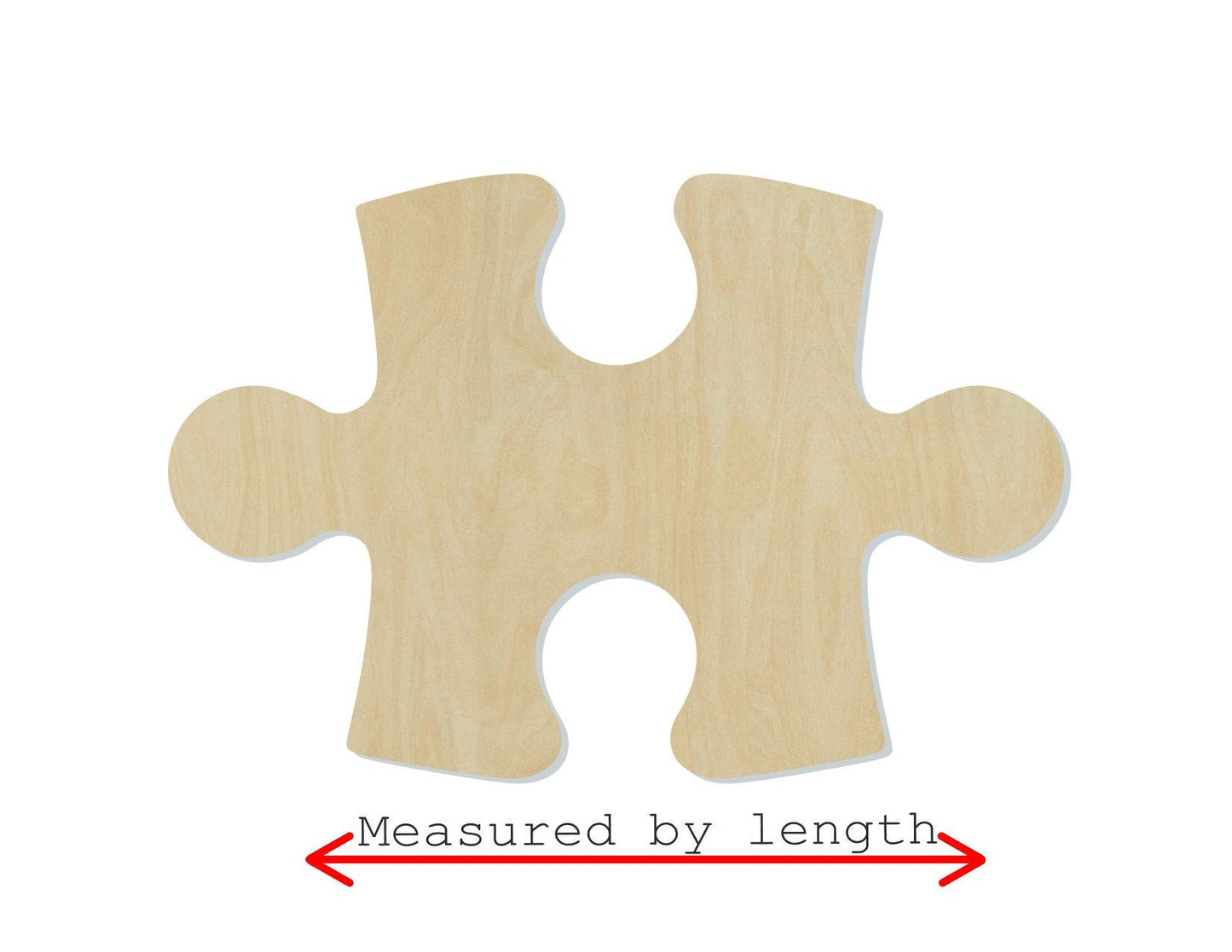 Puzzle Piece wood shape wood cutouts Puzzles DIY paint kit #1899 - Multiple Sizes Available - Unfinished Wood Cutout Shapes