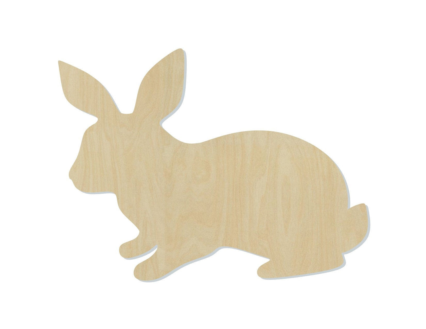 Rabbit wood shape wood cutouts Easter Craft Animal cutouts DIY paint kit #1903 - Multiple Sizes Available - Unfinished Wood Cutout Shapes